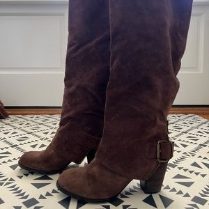 Women’s Suede Heeled Boots